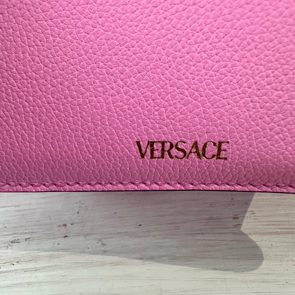 Versace Vibrant Pink (Barbie Pink) Crossbody Bag - Picture 5 of 11